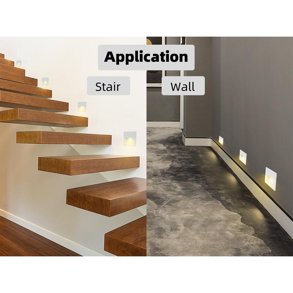 Đèn LED Gắn Tường Cảm Biến Chuyển Động PIR 86 Cho Cầu Thang/Hành Lang/Phòng Ngủ/Khách Sạn