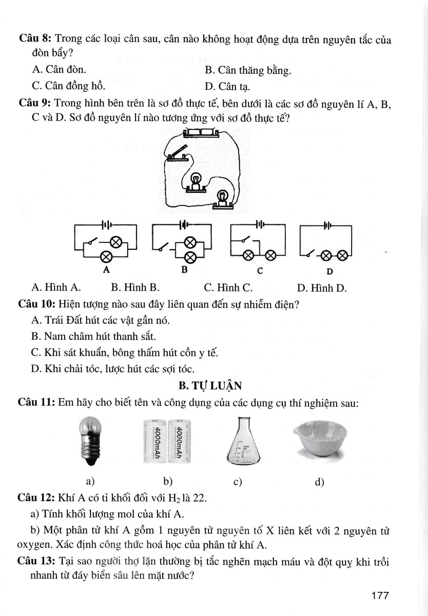 Tuyển Tập Đề Kiểm Tra Định Kì Khoa Học Tự Nhiên Lớp 8 (Dùng Chung Cho Các Bộ SGK Hiện Hành) _HA