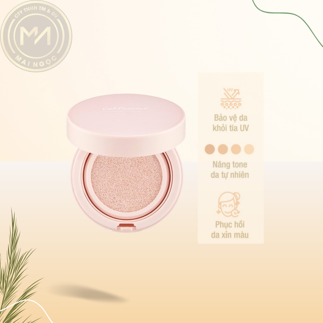 Cushion Chống Nắng Cell Fusion C Nâng Tone Tự Nhiên Toning Sun Cushion SPF50+/PA++++ 13g