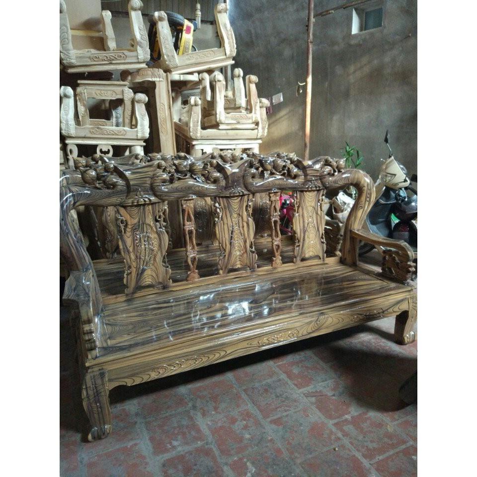 Bộ bàn ghế phòng khách quốc đào tay 12