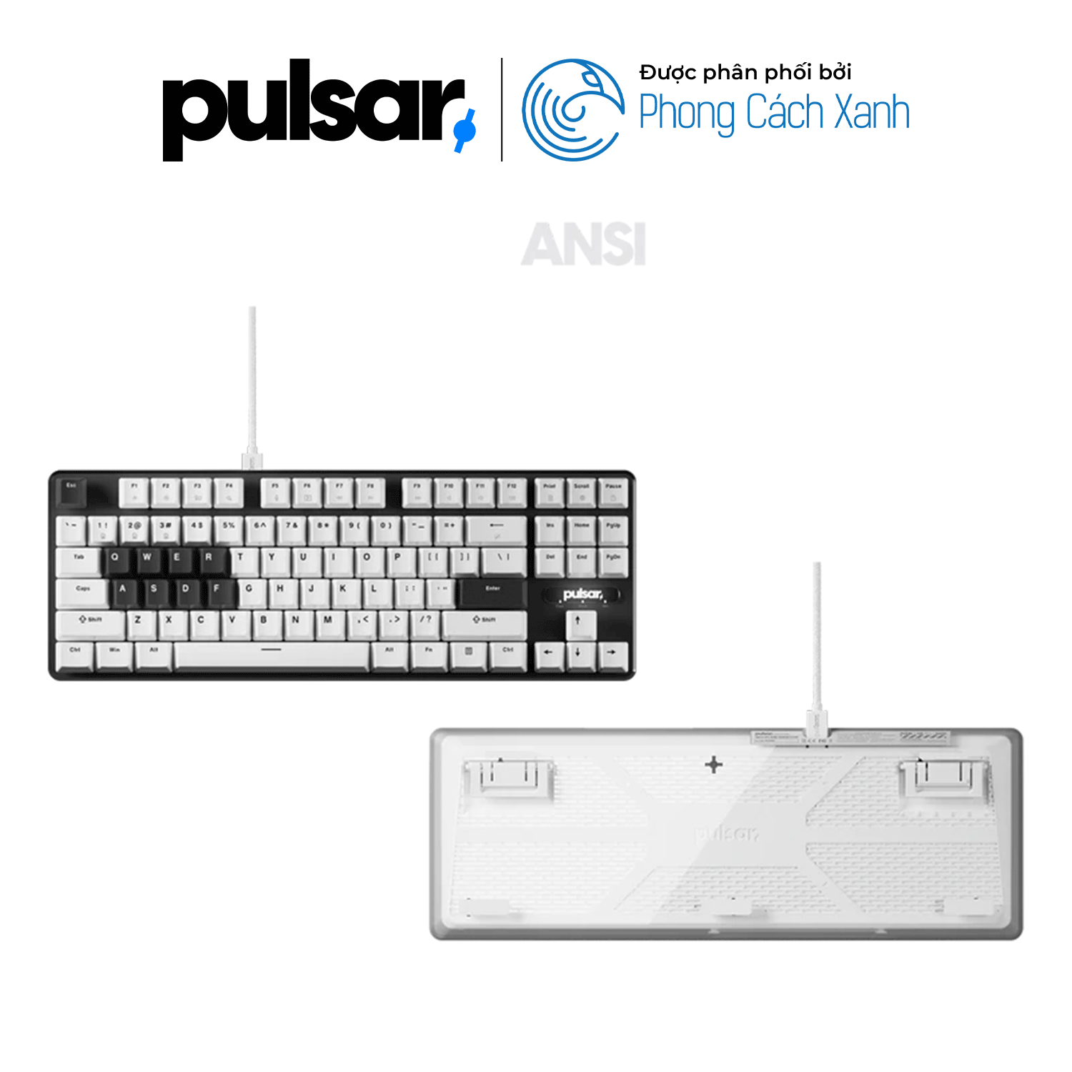 Bàn phím HE Pulsar PCMK 2 HE TKL ANSI - Hỗ trợ Rapid Trigger - Hàng Chính Hãng