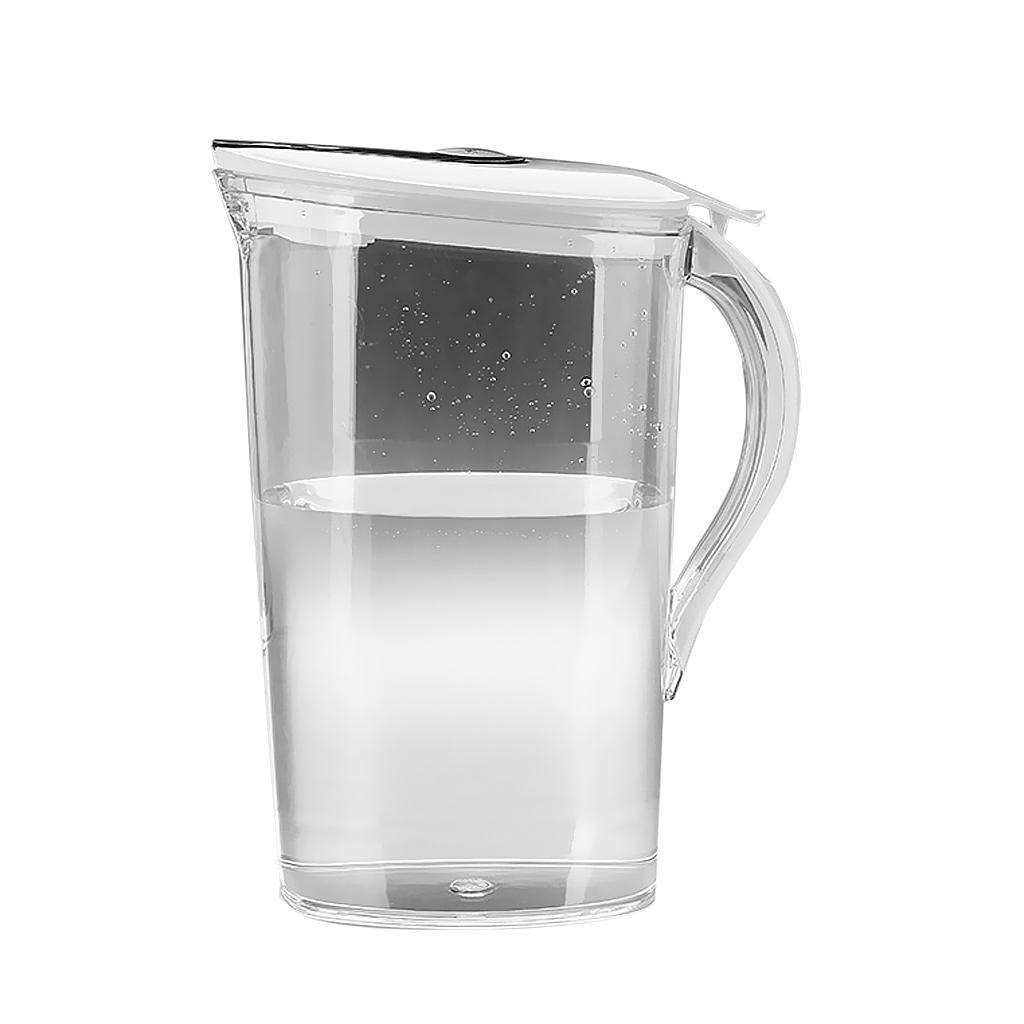 Plastic Jug Pitcher with Lid Water Jug for Cold Water Beverage Juice 2.1L