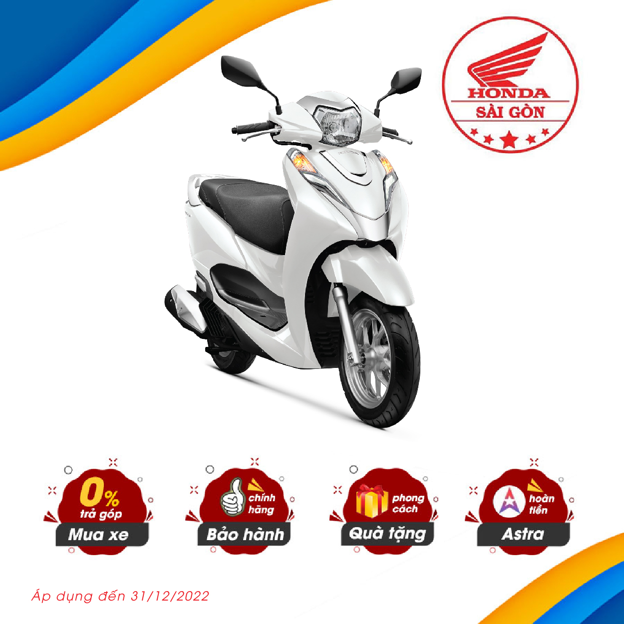 Xe máy Honda Lead 125cc 2022 - Phiên Bản Tiêu Chuẩn