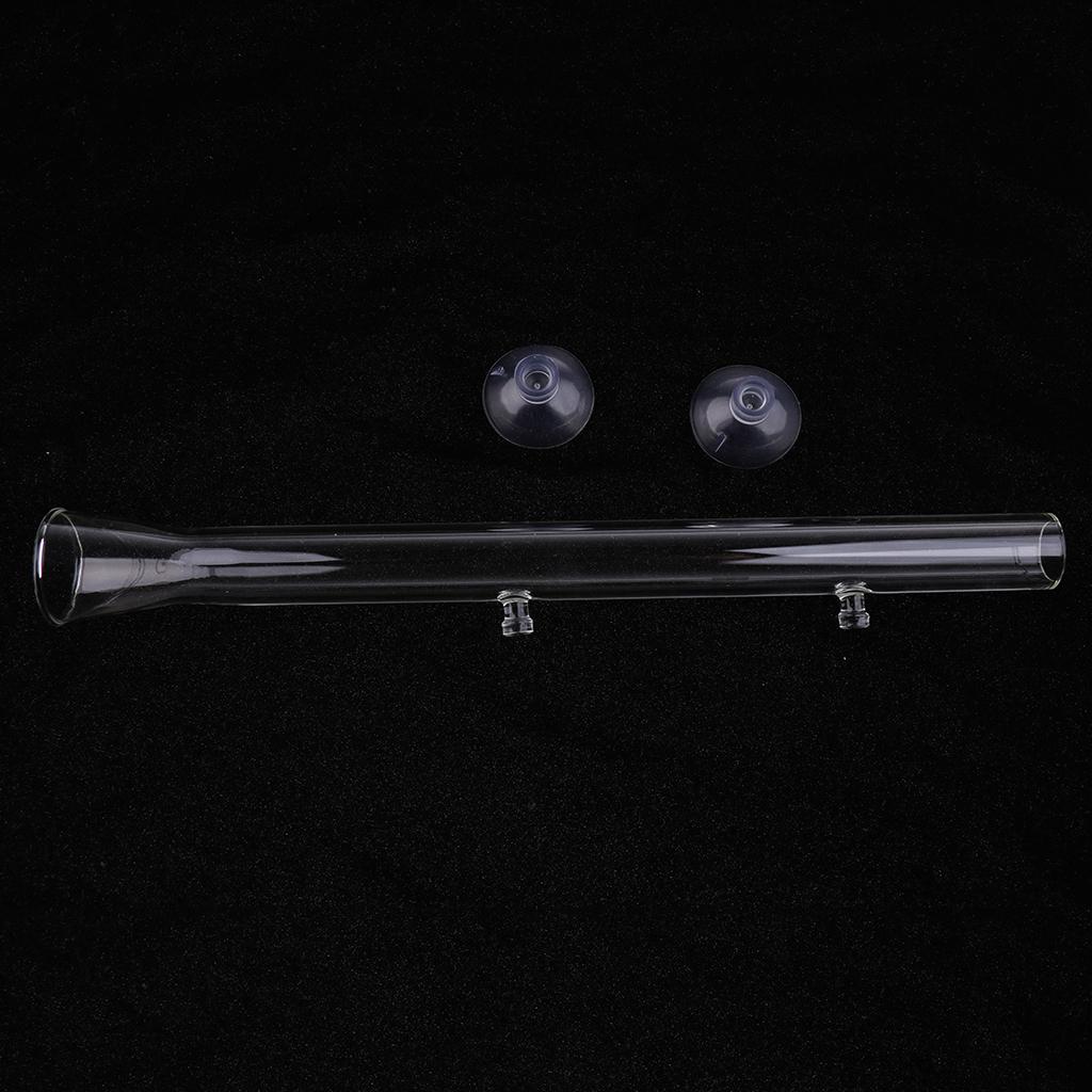 2x Aquarium Shrimp Feeder Feeding Food Tube For Aquarium Fish Tank