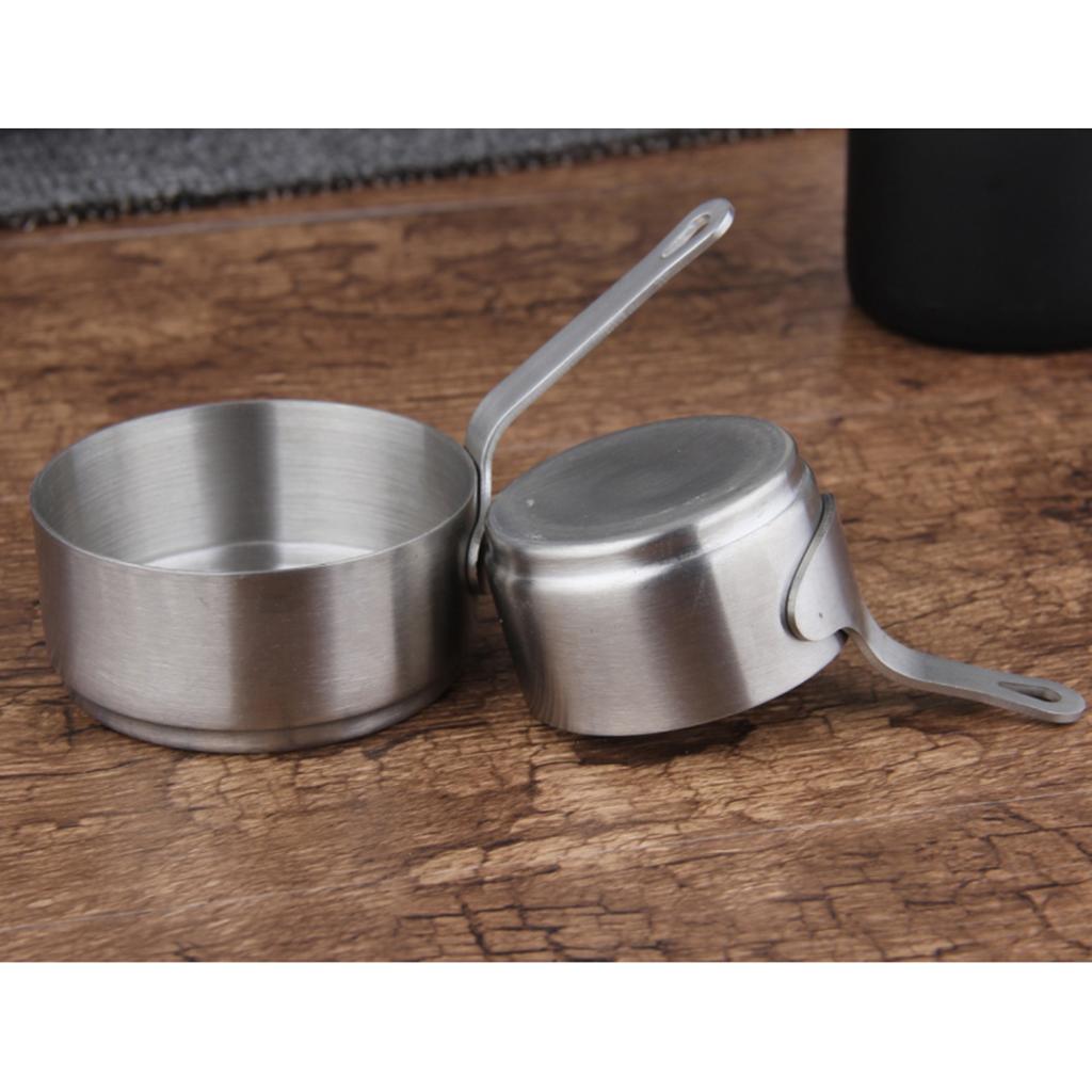 Thép Không Gỉ Mini Sauce Pan Không Dính Sữa Nhỏ Pan Dụng Cụ Nhà Bếp