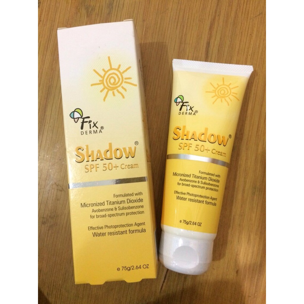 Kem Chống Nắng, Dưỡng Ẩm Da Fixderma Shadow SPF 50+ Cream 75g