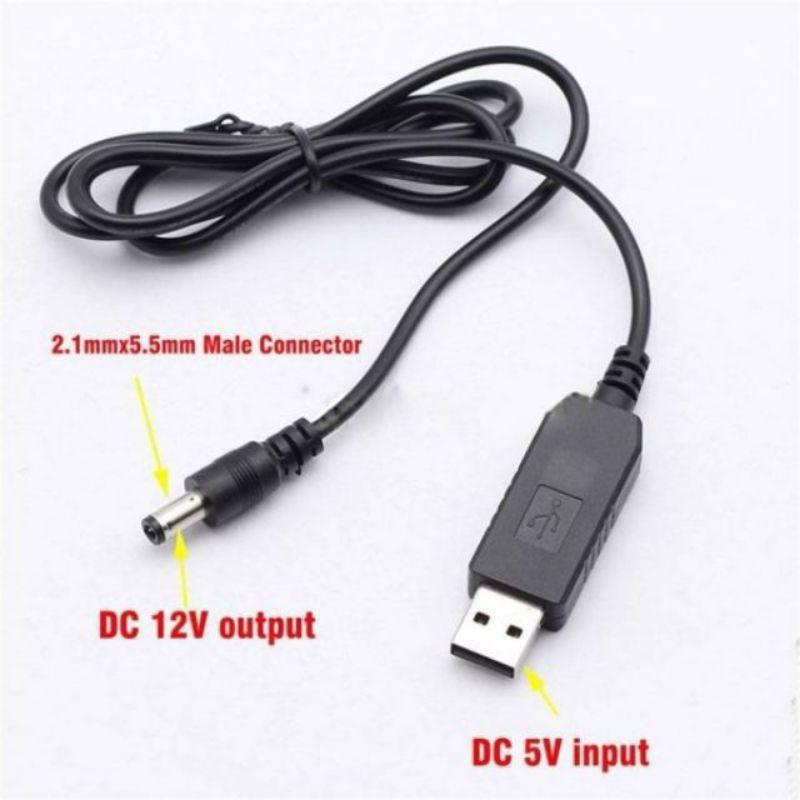 Mất Điện nhớ đến Em Cáp chuyển đổi từ cổng USB 5V sang 9V/12V cho wifi