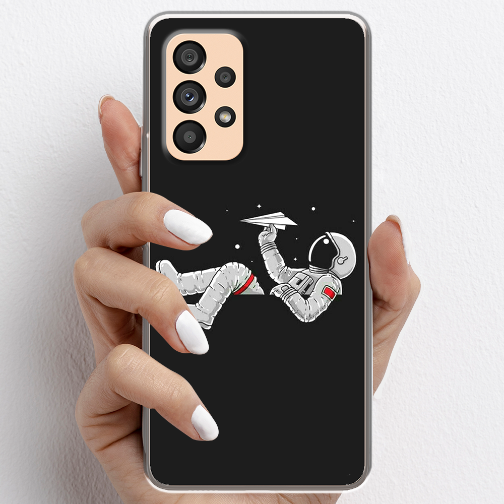 Ốp lưng cho Samsung Galaxy A53 5G nhựa TPU mẫu Phi hành gia