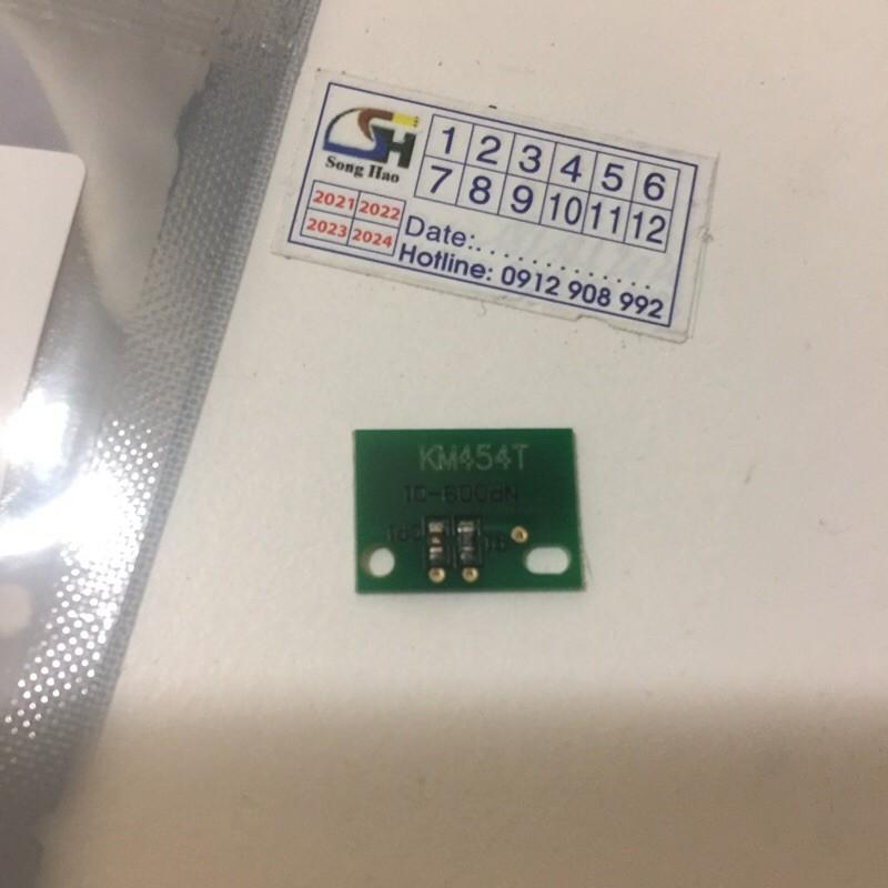 Chíp mực máy photocopy Konica minolta bizhub C224 C284 C364 C454e C554 C554e - CKMY - Màu Đen/xanh/đỏ/vàng