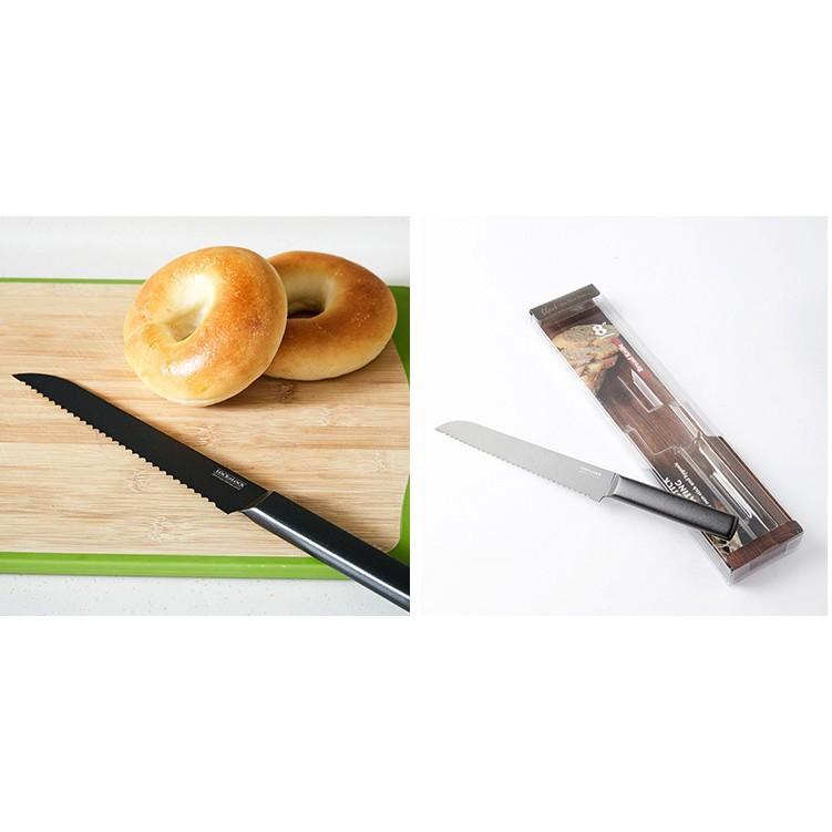 Dao Cắt Bánh Mì Lock&amp;Lock Bread Knife CKK313 - Hàng Chính Hãng Bằng Thép Không Gỉ, Lưỡi Răng Cưa, Kháng Nước- Hapos