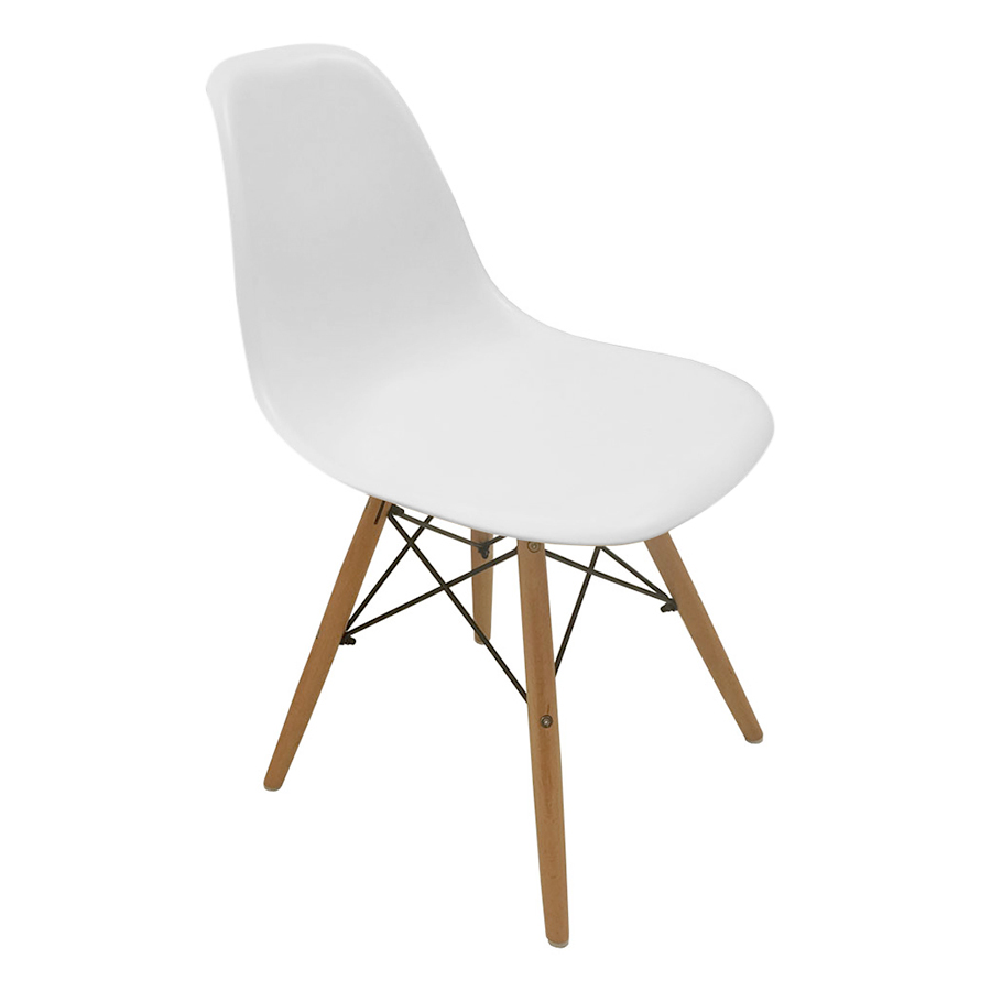 Bộ Bàn Tròn Ibie Eiffel Trắng 2 Ghế Eames