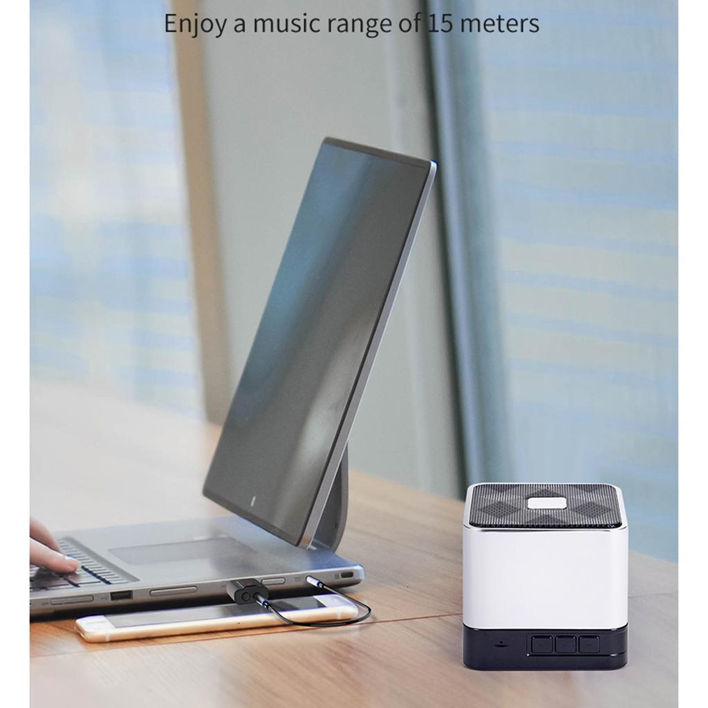 Bluetooth 5.0 Dongle Plug and Play for Stereo Music Support Windows 10 Vista