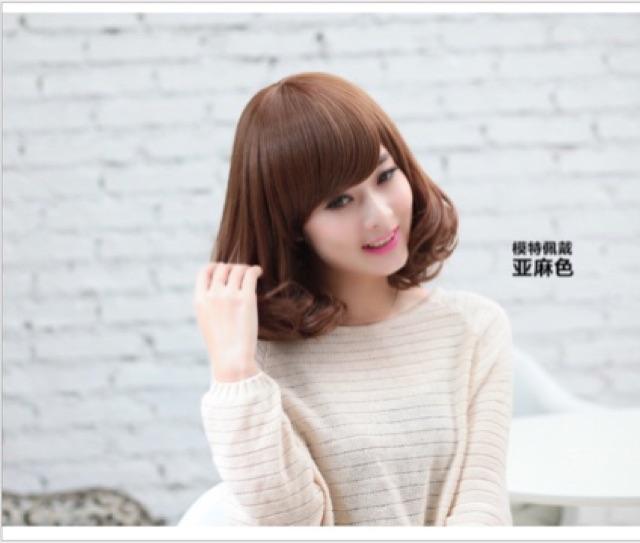 ️ Tóc giả nữ nguyên đầu xoăn cúp cao cấp, Tóc giả đẹp cả đầu - TG673