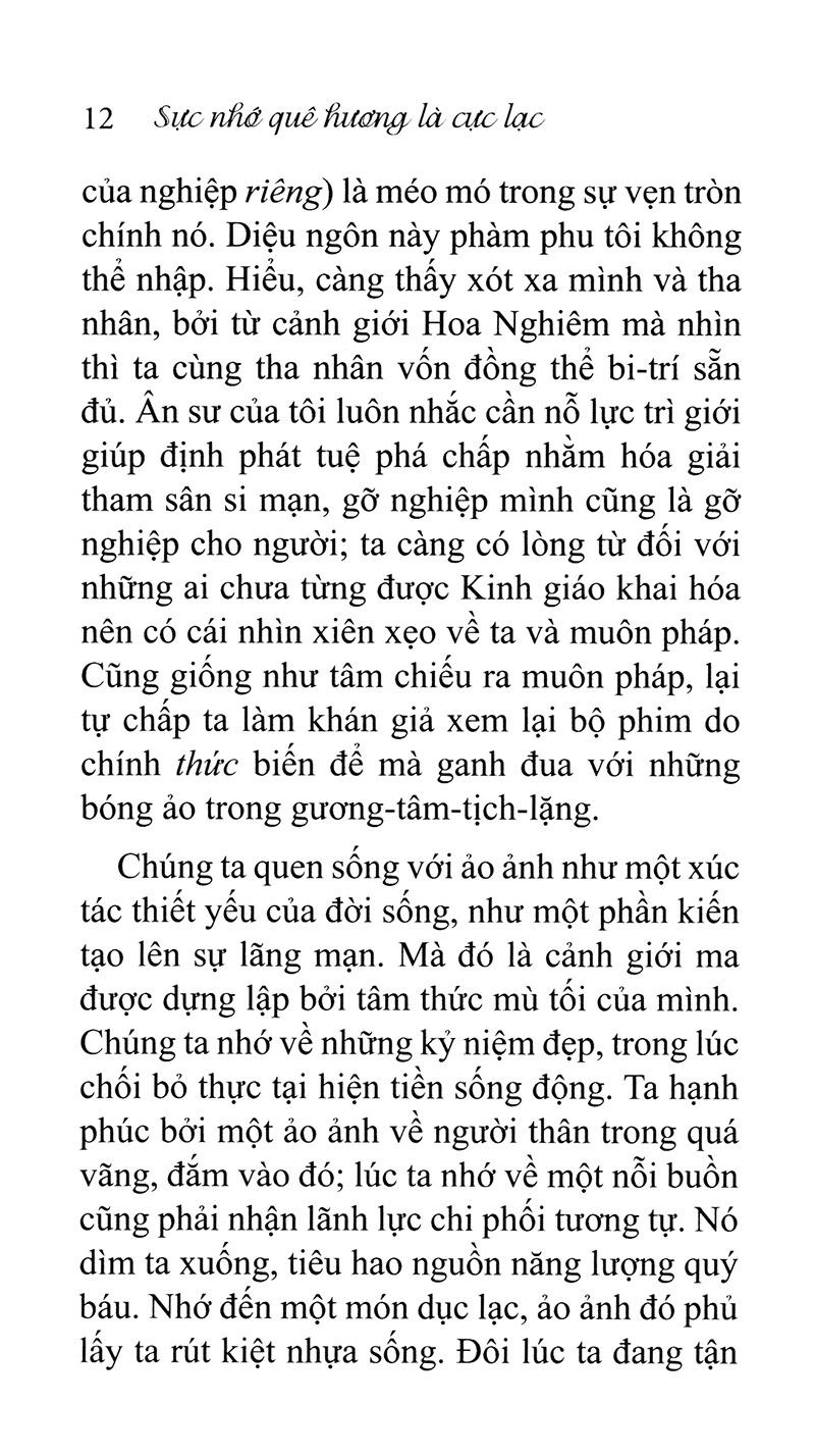 Sực Nhớ Quê Hương Là Cực Lạc