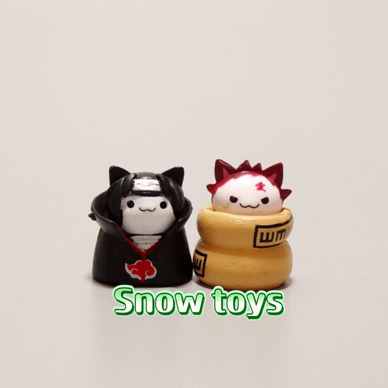 Mô hình Naruto - Mô hình Mèo Tsum Tsum Cosplay Naruto Sasuke Sakura Kakashi Gaara Iruka Shikamaru Itachi chibi dễ thương