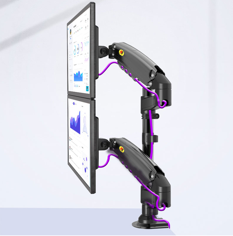 Giá Treo Hai Màn Hình NB-H160 17 - 27 inch - Giá Treo 2 Màn Hình NEW 2022-2023