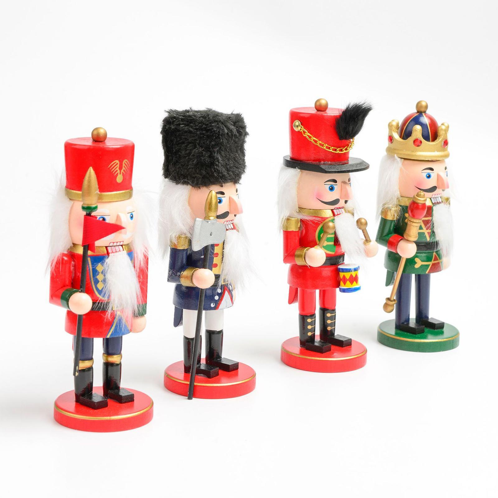Nutcracker Figurine for Party Festive Bookcase Desktop Decorative