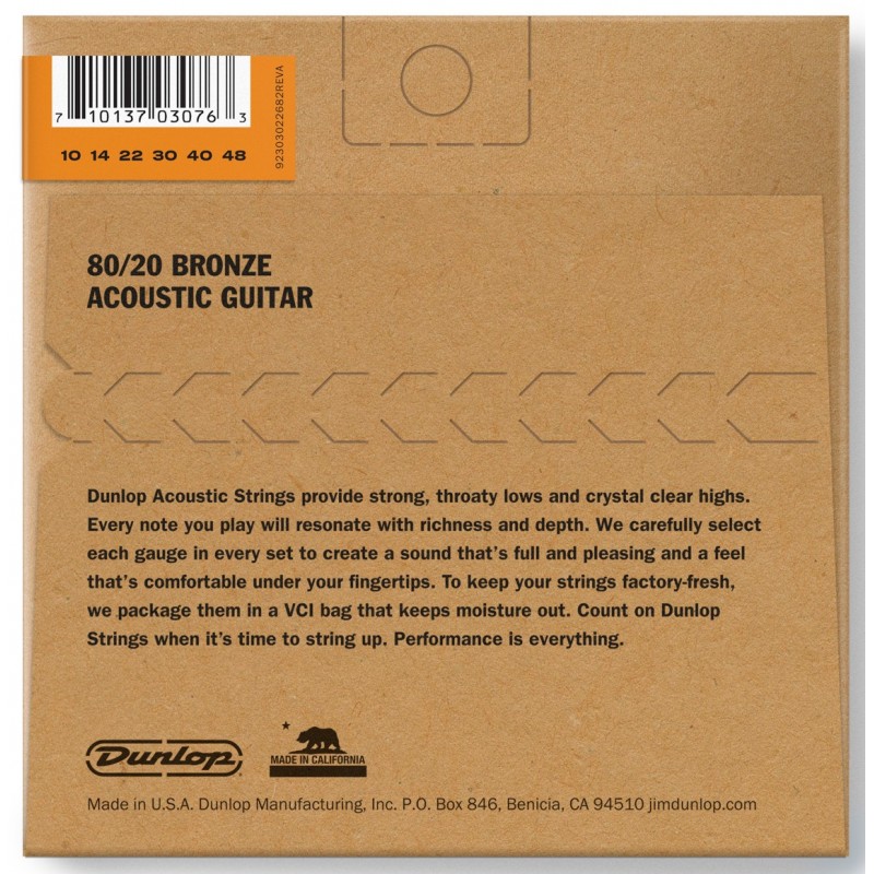 Dây đàn guitar acoustic Dunlop DAB1048(cỡ 10)