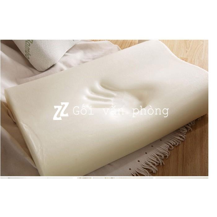 Gối Cao Su Non Chống Ngáy Ngủ Và Đau Đốt Sống Cổ BamBoo Chính Hãng----GDH03