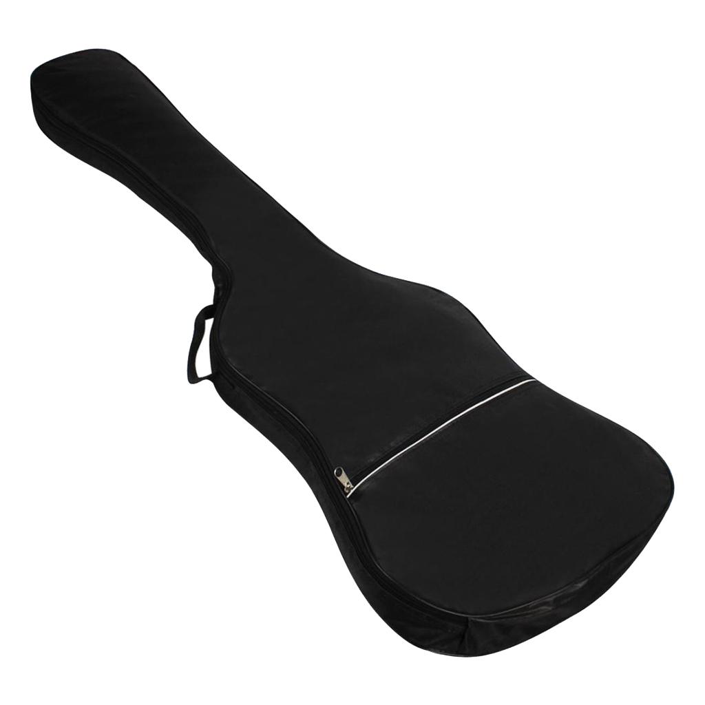 Sunnimix Quai Đôi Đệm Guitar Bass Điện Buổi Biểu Diễn Ốp Lưng Mềm Mại Ốp Lưng Ba Lô