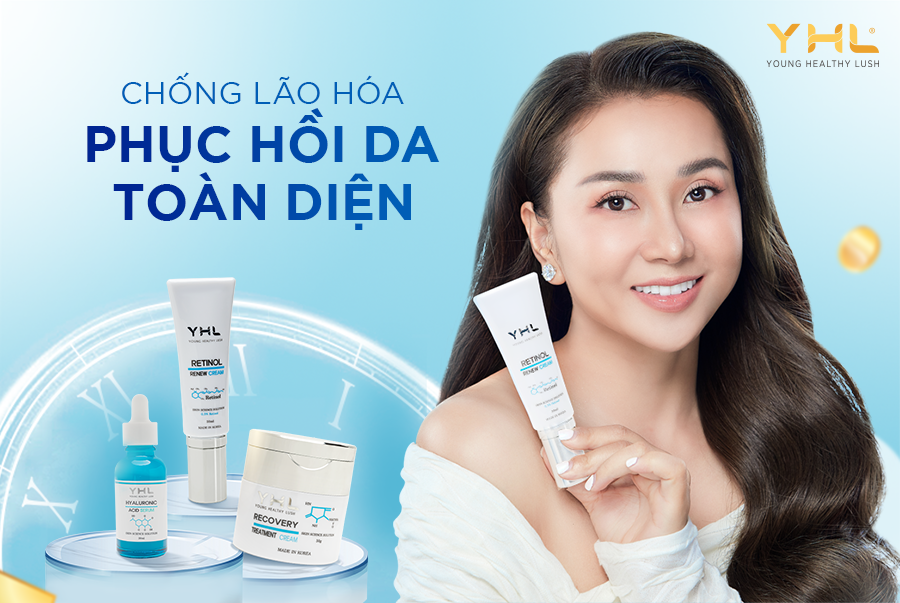 Kem dưỡng Retinol YHL Hàn Quốc 30ml chống lão hóa dưỡng ẩm chống nhăn da và giảm thâm nám đồi mồi trên da - Ban đêm