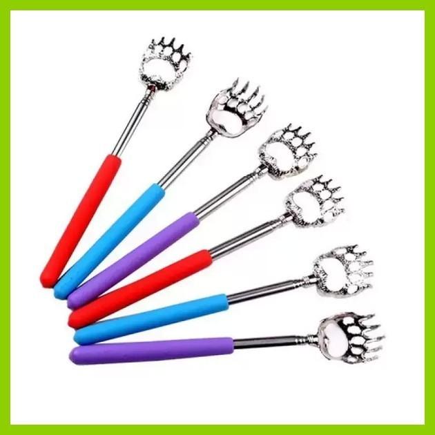 (Hàng New) Cây Gãi Lưng Hợp Kim Hình Móng Tay Gai Gãi Đã Ngứa Loại Tốt Có Thể Thu Gọn Kéo Dài 60cm Bất Kỳ Đâu Loại Tốt