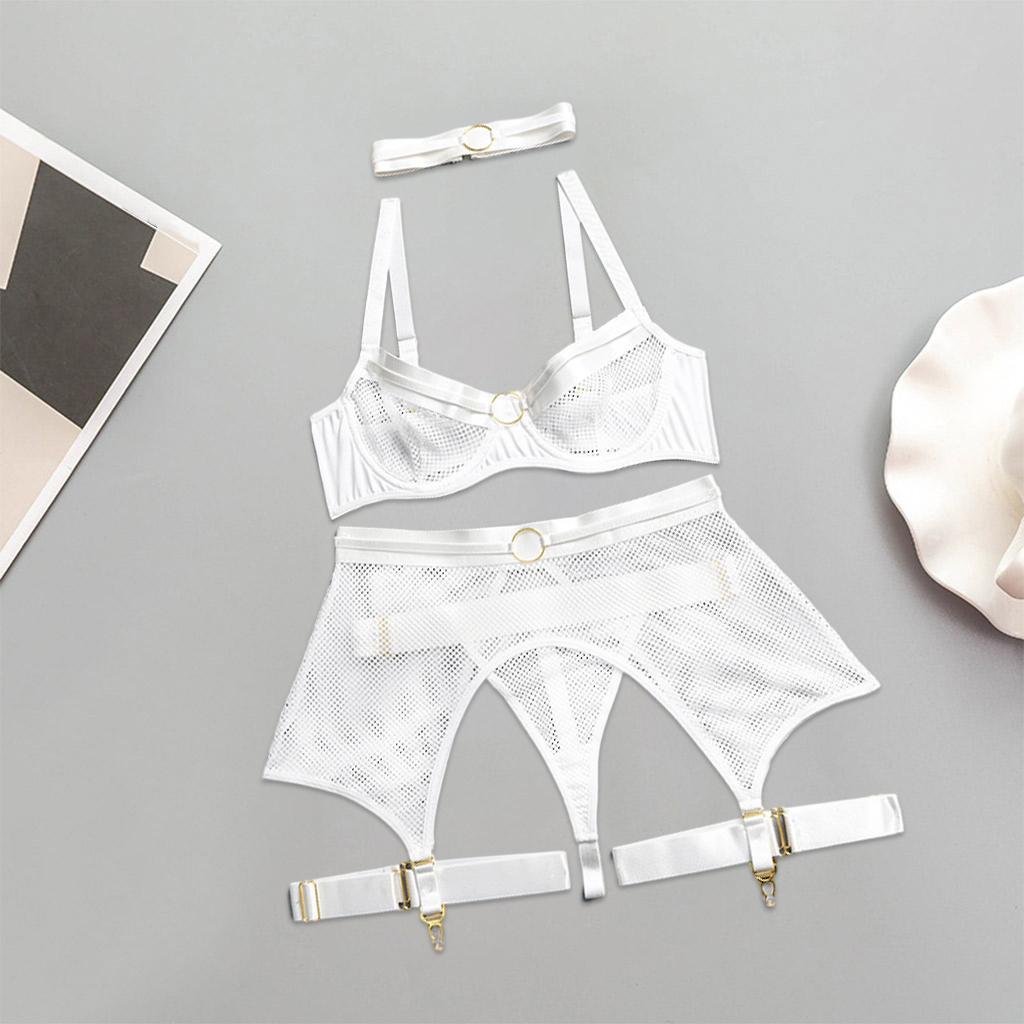 Women Underwear Set Mesh for Valentine's Day