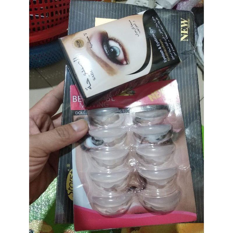 Set bộ uốn mi đen 3d 6d colagel hàn quốc set uốn thương hiệu tốt