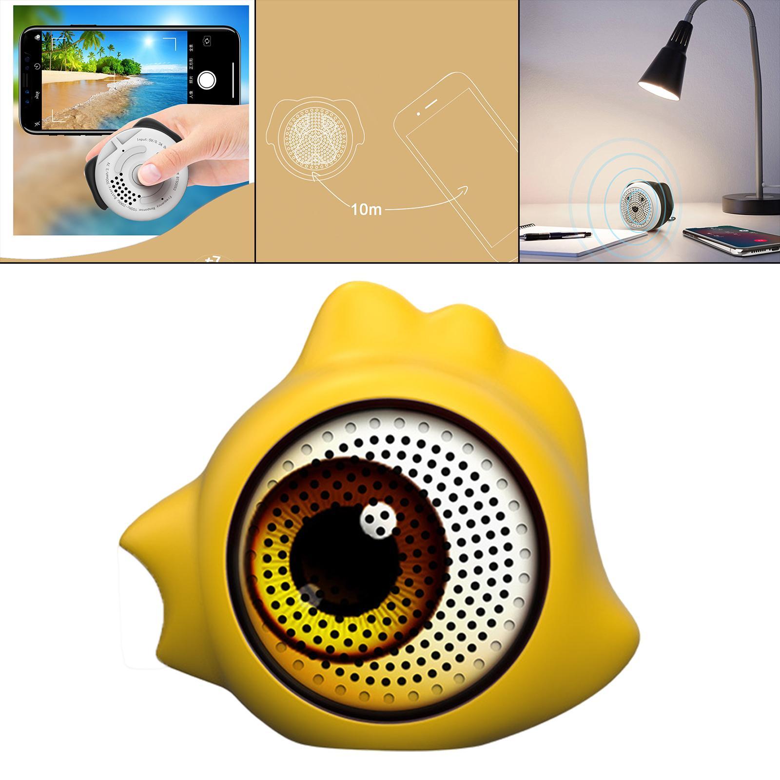 Bluetooth Speaker Animal Stereo for Laptops Pool beach Powerful Rich Room Yellow