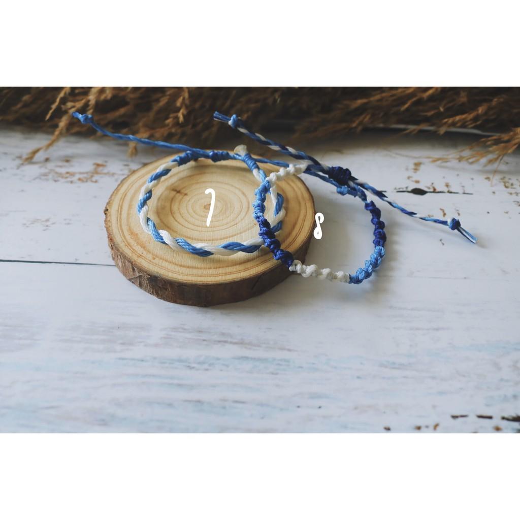 Vòng tay, vòng chân dây đan không thấm nước - mẫu theo số trong hình