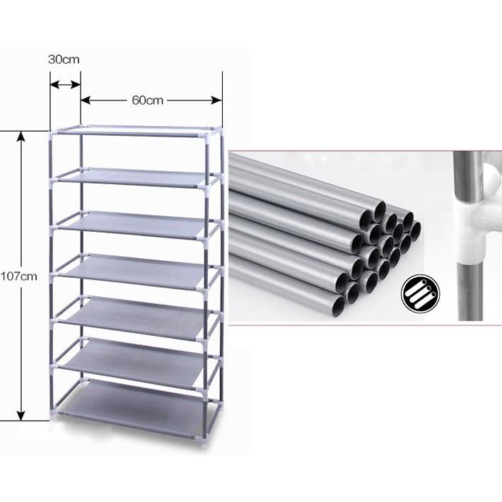 Tủ giầy 7 tầng 6 ngăn tiện lợi