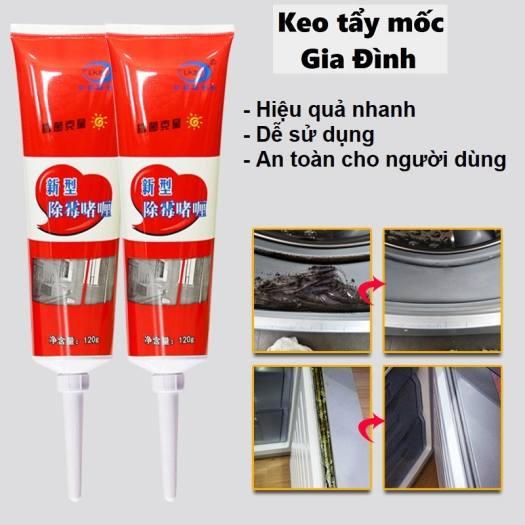 CHAI GEL LÀM SẠCH NẤM MỐC , TẨY TRẮNG ĐA NĂNG 120G KHÔNG ĐỘC HẠI