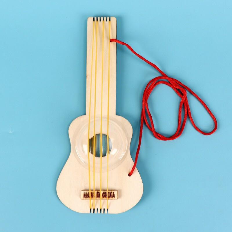 Đồ Chơi Stem – Bộ Lắp Ghép Bằng Gỗ Đàn Guitar Theo Phương Pháp Giáo Dục Stem Steam.