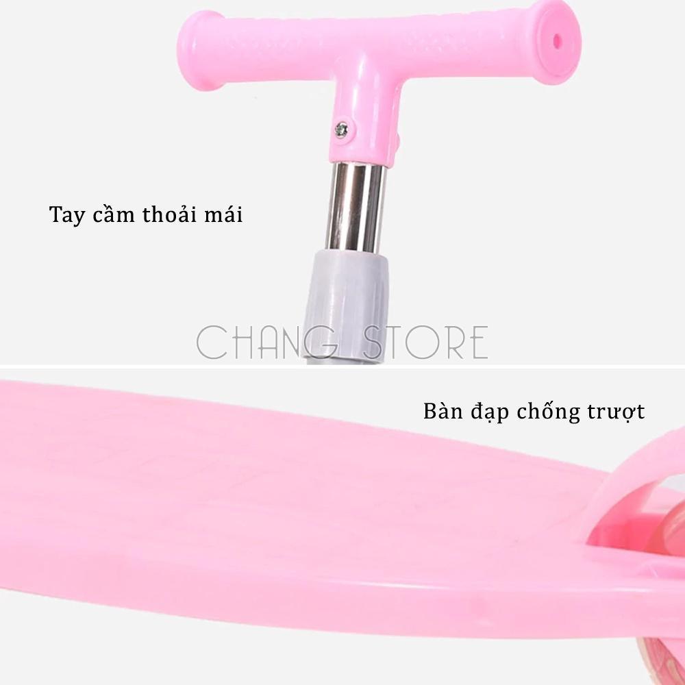 Xe Trượt Scooter 3 Bánh Có Bánh Xe Phát Sáng Cho Bé Yêu