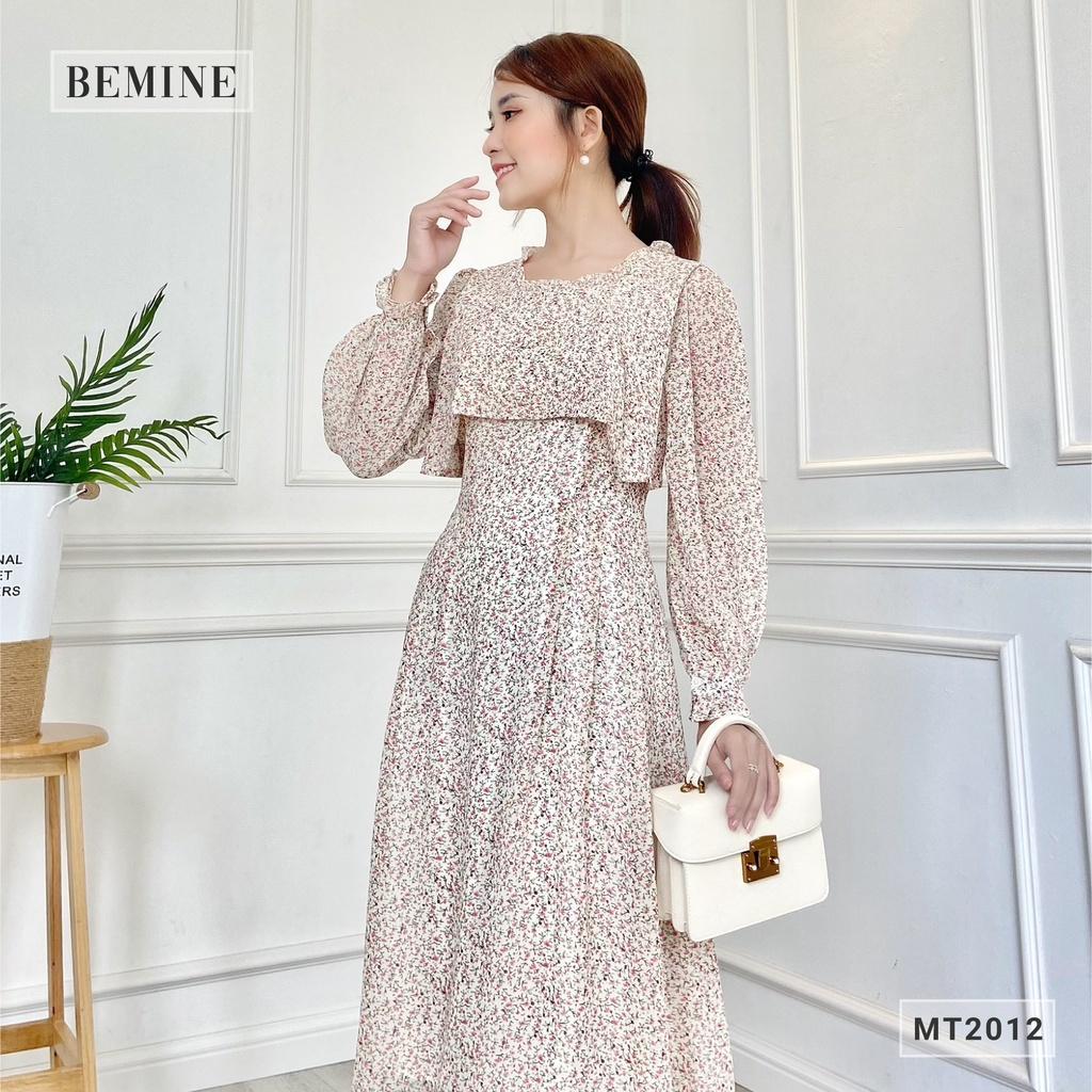 Đầm vạt ngực tay dài BEMINE MT2012TRANG