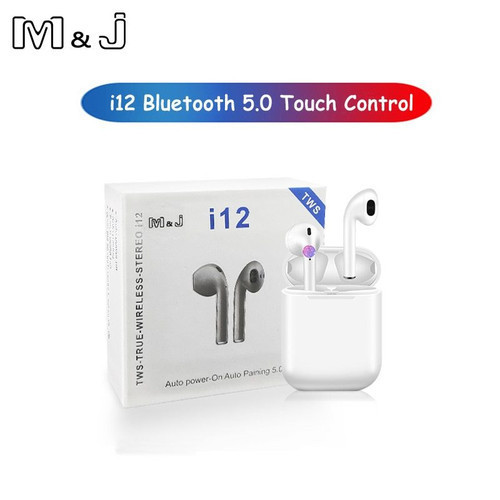 Tai nghe Bluetooth Inpods i12 - Cảm biến vân tay, chống nước, phụ kiện điện thoại HÀNG CHÍNH HÃNG SINO.