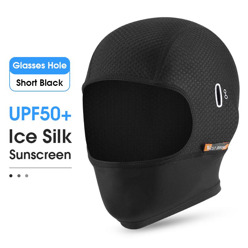 Tây đạp xe nam giới phụ nữ xe đạp mũ mùa hè mát mẻ xe máy balaclava ngoài trời chống tia UV bảo vệ áo choàng xe đạp áo sơ mi Color: Extended With Hole