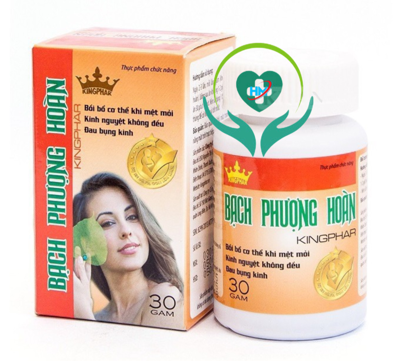 BẠCH PHƯỢNG HOÀNG Kingphar - Hộp 40 Viên - Bổ Khí Dưỡng Huyết, Kinh Nguyệt Không Đều , Đau Bụng Kinh