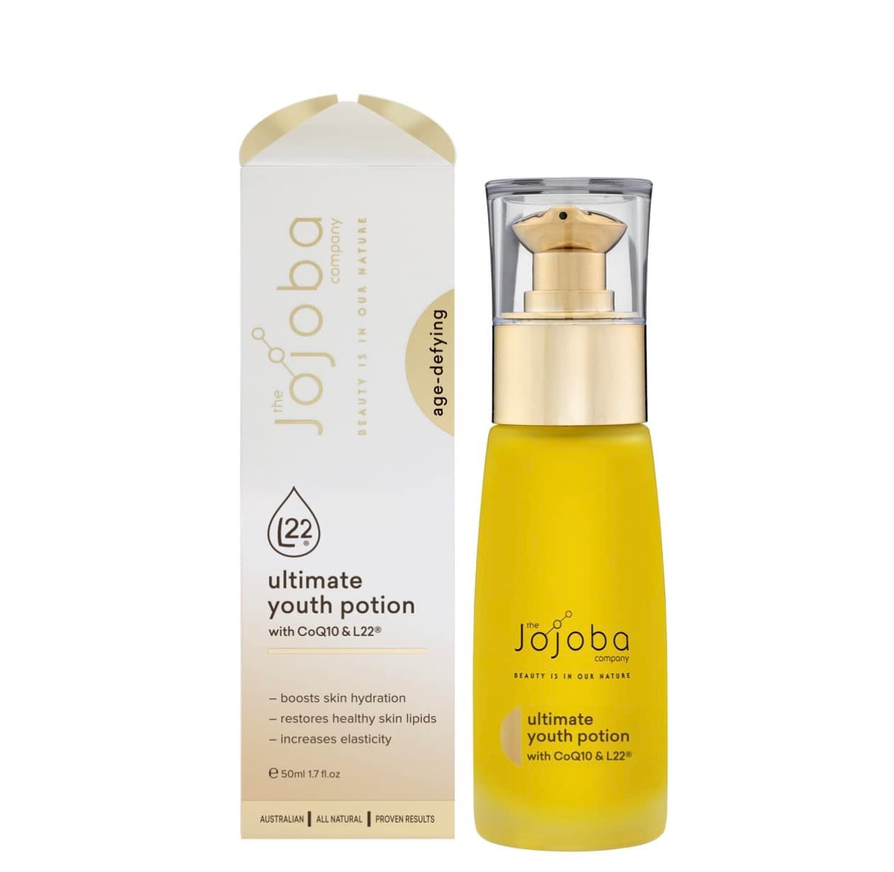 Dầu dưỡng trẻ hóa làn da Ultimate Youth Potion 50ml - The Jojoba Company