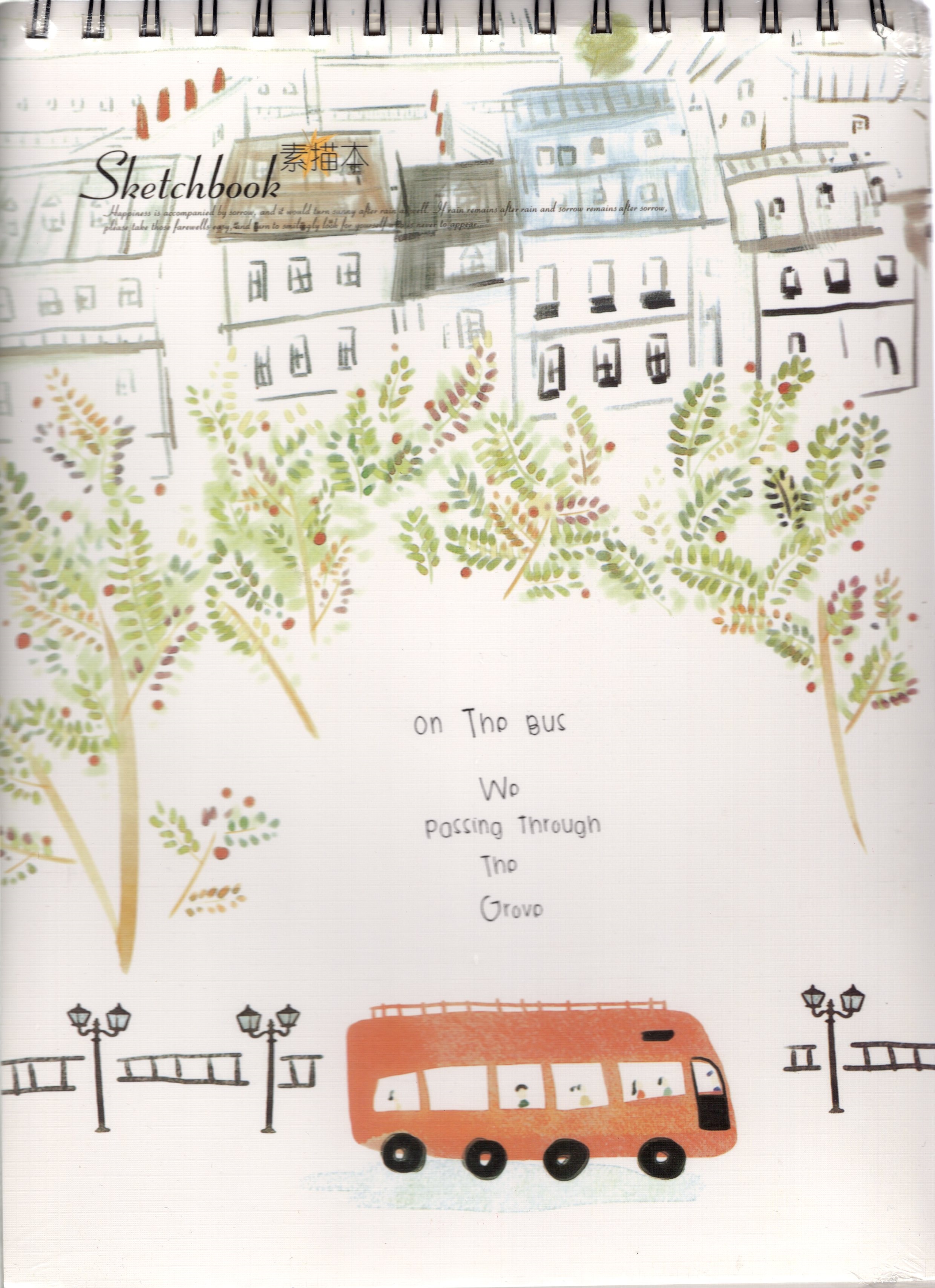 Sổ Ký Hoạ Gáy Lò Xo Cao Cấp A4 Sketchbook - Mẫu số 4