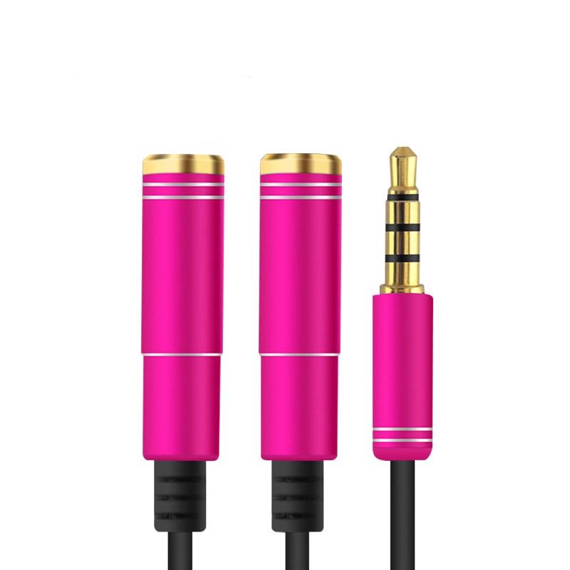 Jack Chia Âm Thanh 1 Cổng 3.5 Ra 2 Cổng Audio 3.5 - Chia Từ 1 Cổng 3.5 Ra 2 Cổng 3.5 Sử Dụng 2 Thiết Bị 1 Lúc