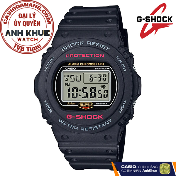 Đồng hồ nam dây nhựa Casio G-Shock chính hãng DW-5750E-1DR (45mm)