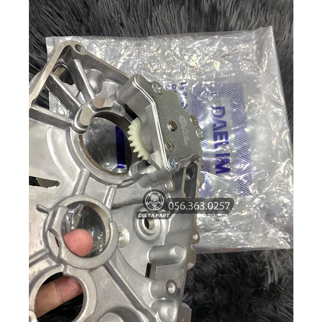 Lốc Bơm Nhớt Rời 110 dày cao cấp DEALIM + Bơm nhớt Rời Độ SUM RACING dùng cho Dream Wave 67 , Si 50 , EX 50....