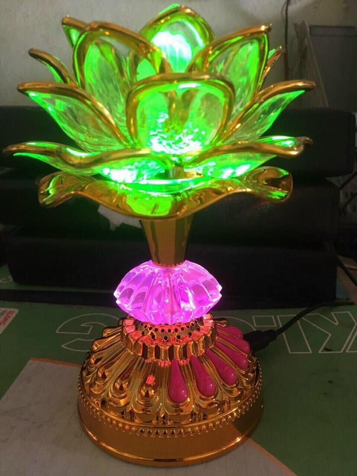 Đèn Thờ led đỗi thiêm cả đài Niệm Phật HAI18679