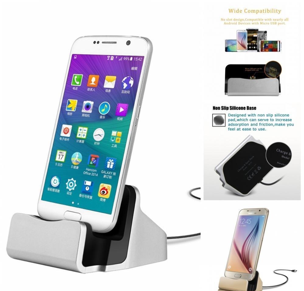 Dock sạc kiêm giá đỡ đa năng cho điện thoại - cổng sạc Micro USB