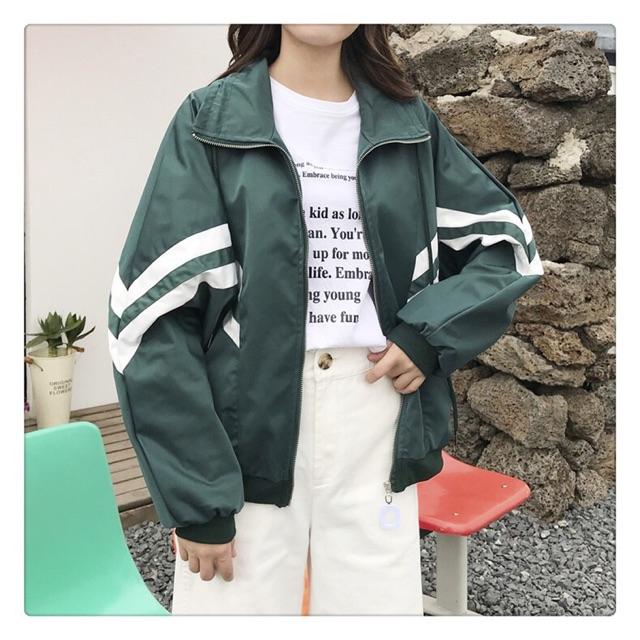 ÁO KHOÁC GIÓ NỮ FORM RỘNG CÁ TINH