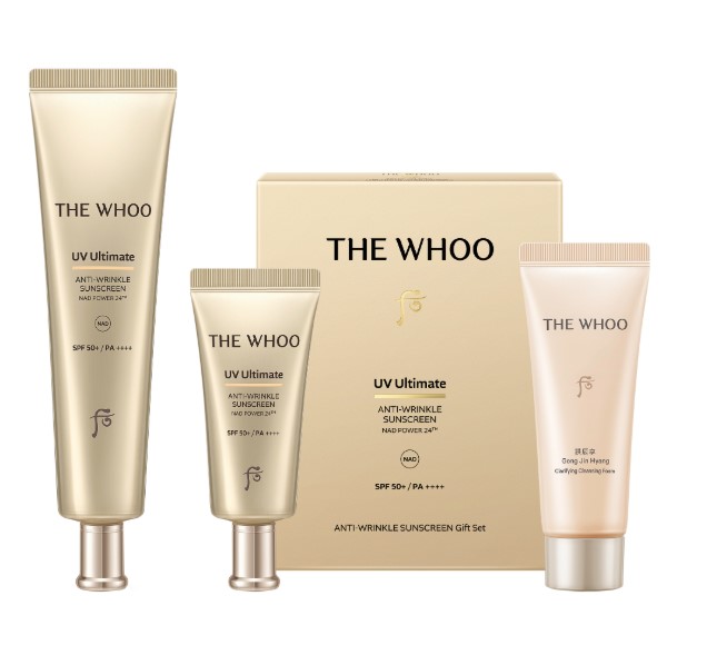 Bộ kem chống nắng chống lão hóa WHOO UV ULTIMATE Anti-Wrinkle Sunscreen Set