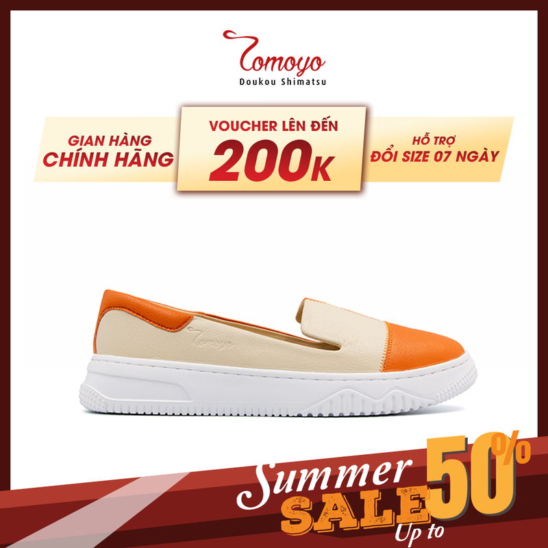 Giày Sneakers Nữ Sọc Caro Cá Tính TOMOYO &quot;SIÊU NHẸ&quot; TMW31203