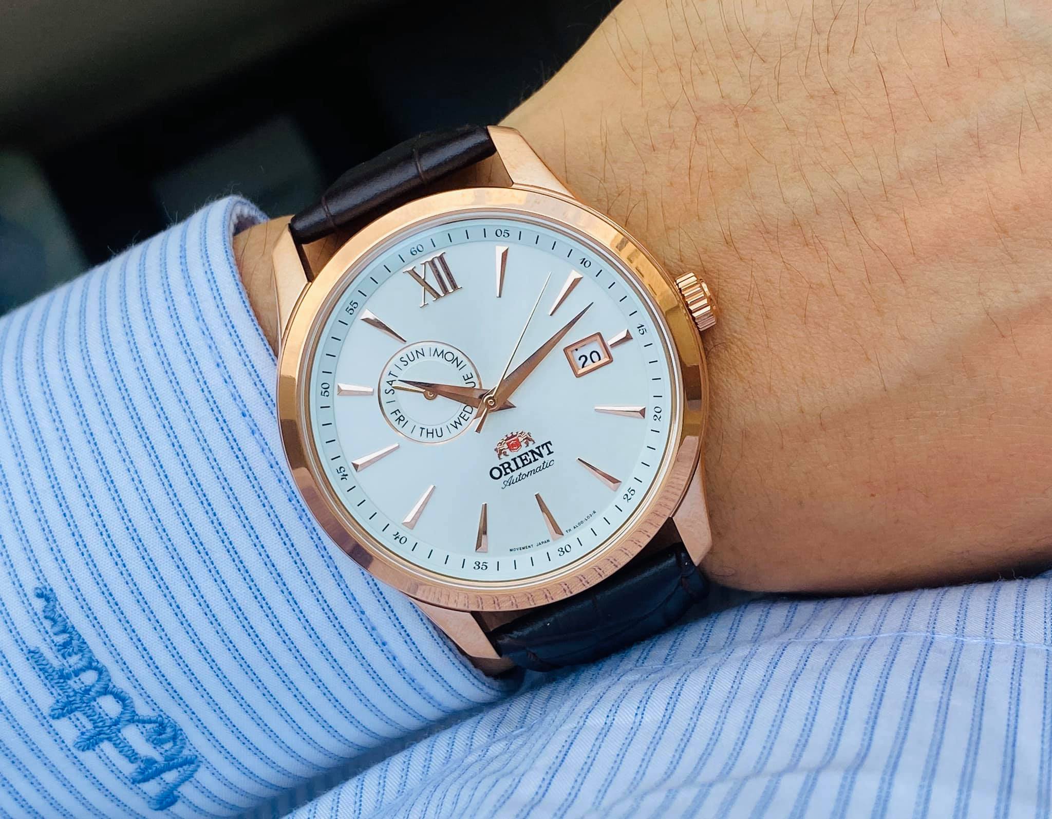 Đồng hồ nam dây da Orient FAL00004W0