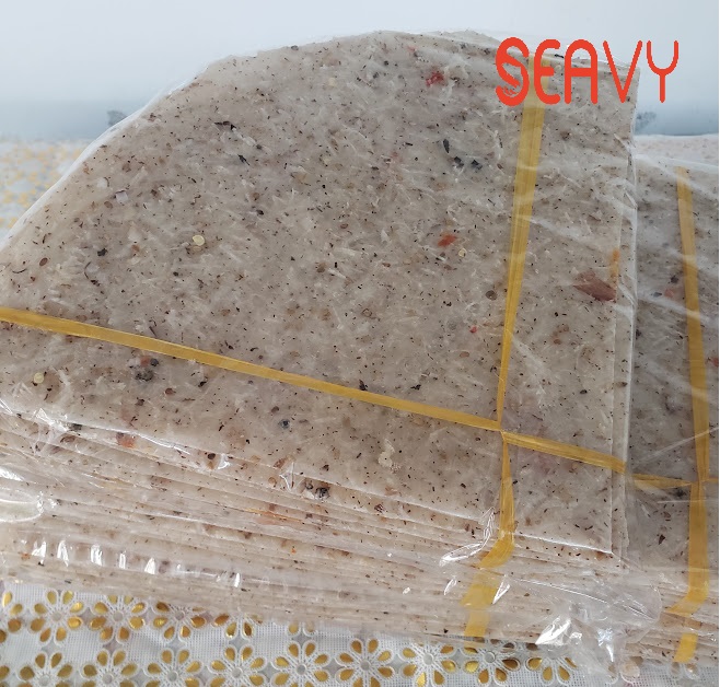 Đặc Sản Nha Trang - Bánh Tráng Dừa Nướng Đậm Đặc Nước Cốt Dừa Seavy Gói 850G Gồm 16 Cái